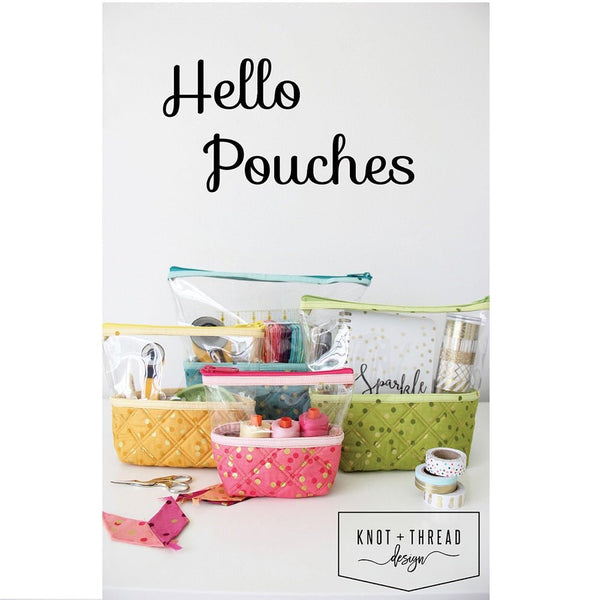 Hello Pouches Pattern - ineedfabric.com