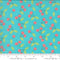 Hello Sunshine Cherries Fabric - Aqua - ineedfabric.com