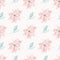 Hello Winter Pattern 3 Fabric - White - ineedfabric.com
