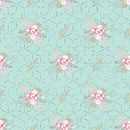 Hello Winter Pattern 4 Fabric - Green - ineedfabric.com