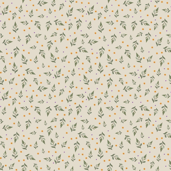 Highland Cows & Flowers Pattern 7 Fabric - ineedfabric.com