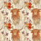 Highland Cows Pattern 2 Fabric - ineedfabric.com