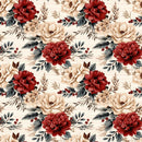 Holiday Elegant Flower Fabric - ineedfabric.com