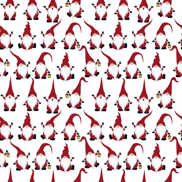 Holiday Gnomes Allover Fabric - ineedfabric.com