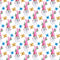 Holiday Gnomes, Gnome And Butterflies Fabric - White - ineedfabric.com