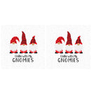 Holiday Gnomes, Gnomies Pillow Fabric Panels - ineedfabric.com