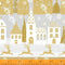 Holiday Village Fabric - Gold - ineedfabric.com