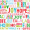 Holly Jolly Font Fabric - ineedfabric.com