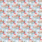 Holly Jolly Kitty Cat Plaid Fabric - Blue - ineedfabric.com