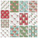 Holly Jolly Llamas Fabric Fat Eighth Bundle - 13 Pieces - ineedfabric.com