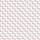 Holly Jolly Mouse Fabric - White - ineedfabric.com