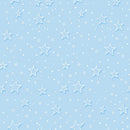 Holly Jolly Stars Fabric - Blue - ineedfabric.com