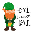 Home Sweet Home Irish Gnome Fabric Panel - ineedfabric.com