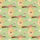 Honey Bee Volume 2 Hive Fabric - Green - ineedfabric.com