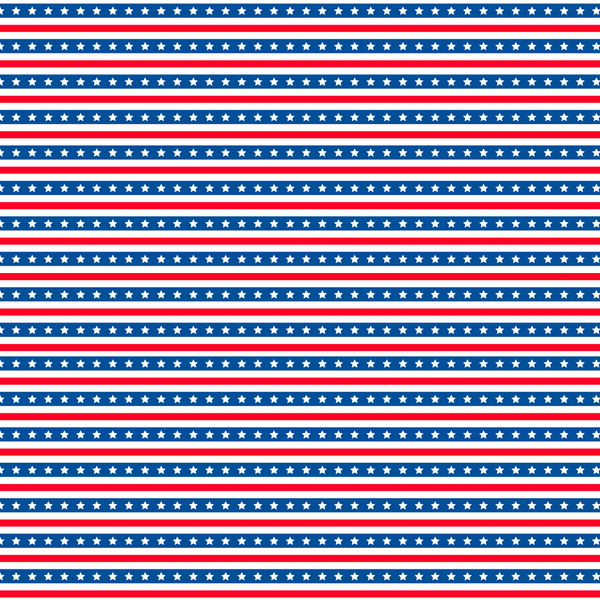 Horizontal Patriotic Stars & Stripes Fabric - Multi - ineedfabric.com