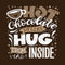 Hot Chocolate Fabric Panel - Brown - ineedfabric.com