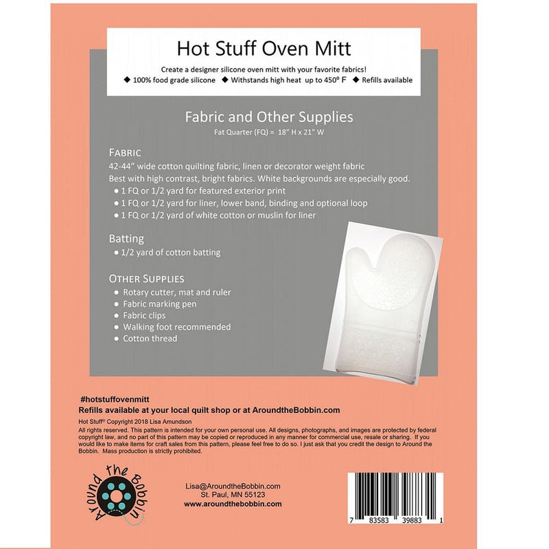 Hot Stuff Oven Mitt Pattern - ineedfabric.com