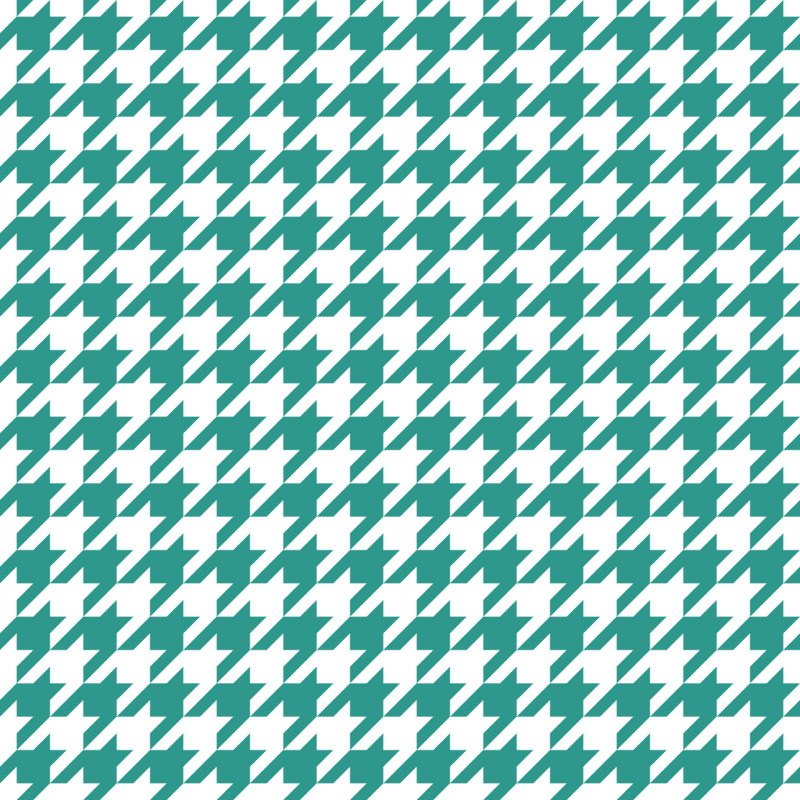 Houndstooth Fabric - Atoll - ineedfabric.com