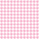 Houndstooth Fabric - Cupid Pink - ineedfabric.com