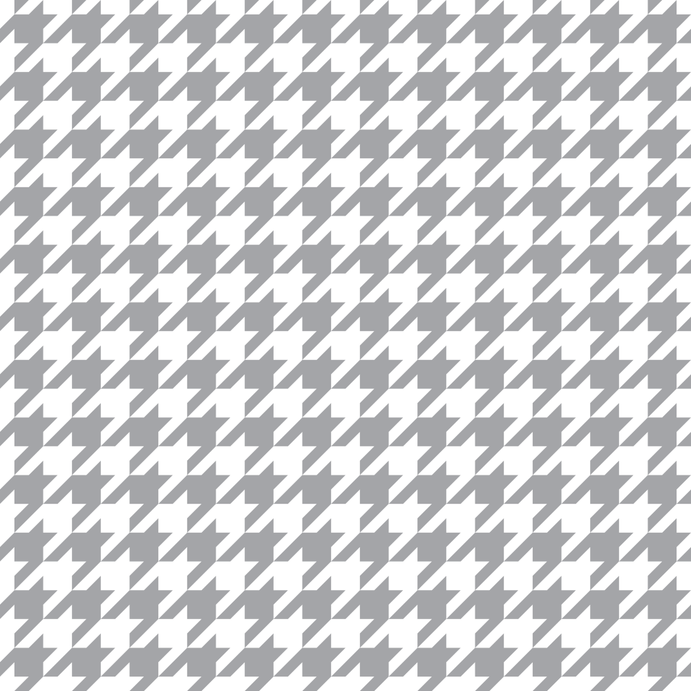Houndstooth Fabric - Dusty Gray –