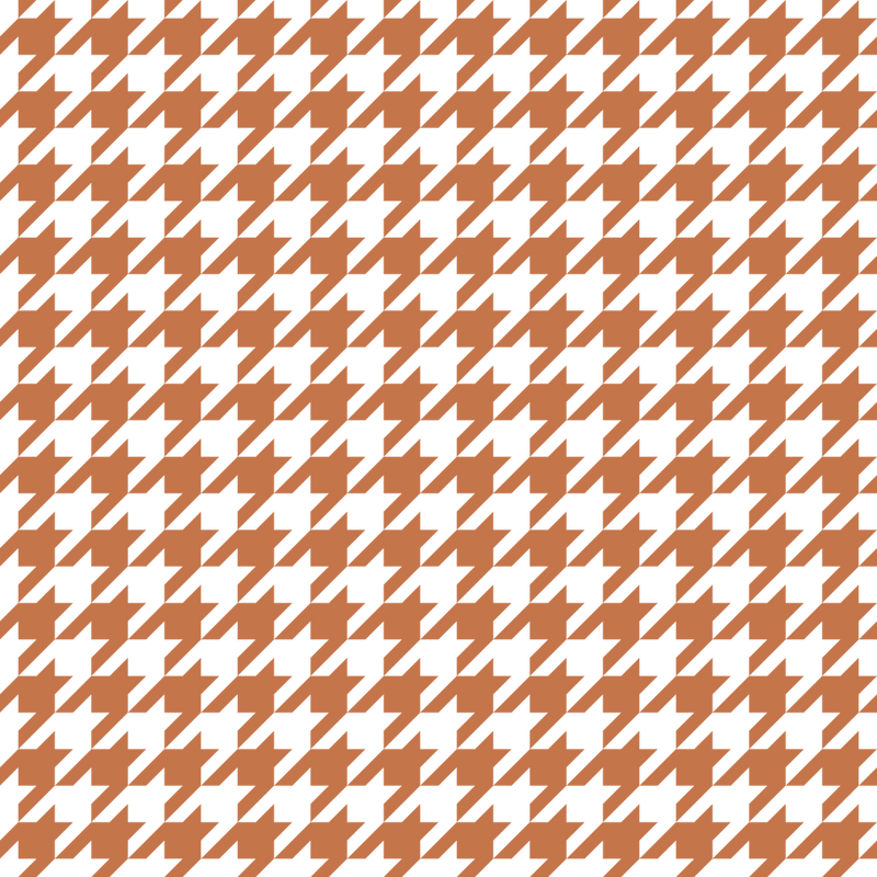 Houndstooth Fabric - Sienna - ineedfabric.com