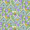 Hydrangea Birdsong, Birdhouse Fabric - Blue - ineedfabric.com