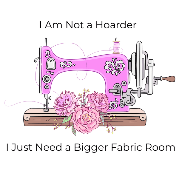 I Am Not a Hoarder Fabric Panel - ineedfabric.com