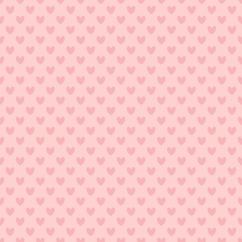 I Love You Gnomes Hearts Fabric - Pink - ineedfabric.com