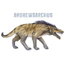 Ice Age Andrewsarchus Fabric Panel - ineedfabric.com