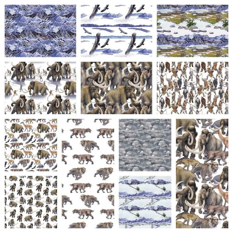 Ice Age Fabric Collection - 1 Yard Bundle - ineedfabric.com
