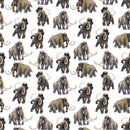 Ice Age Mammoths Fabric - ineedfabric.com