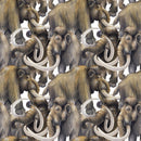 Ice Age Packed Mammoths Fabric - ineedfabric.com