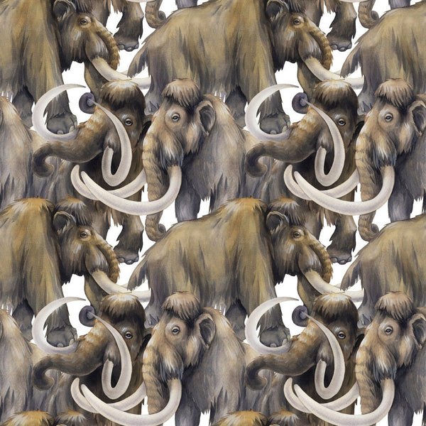 Ice Age Packed Mammoths Fabric - ineedfabric.com