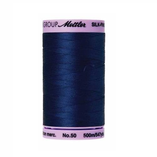 Imperial Blue Silk-Finish 50wt Solid Cotton Thread - 547yds - ineedfabric.com
