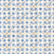 Indigo Blue Floral Dots Fabric - Tan - ineedfabric.com