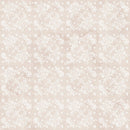 Indigo Blue Floral on Honeycomb Fabric - Tan - ineedfabric.com