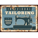 Individual Tailoring Retro Sign Fabric Panel - ineedfabric.com