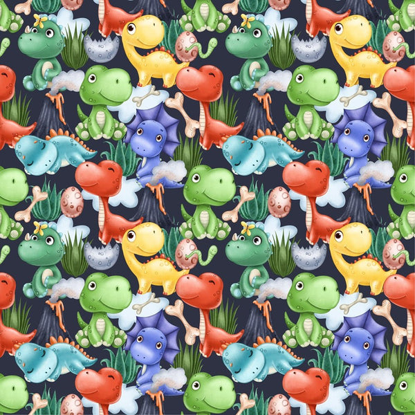 Infant Dinos Hatching Fabric - ineedfabric.com