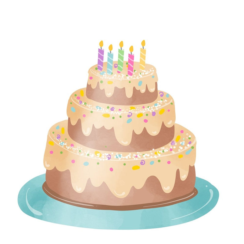 It's a Birthday Party Cake Fabric Panel – ineedfabric.com