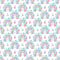 It's a Birthday Party Rainbows Pattern 2 Fabric - White - ineedfabric.com