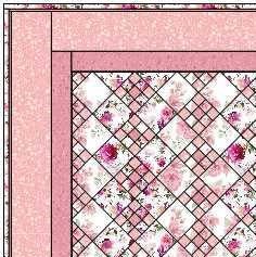 It's Raining Roses Quilt Kit - 64 1/2" x 77" - ineedfabric.com