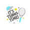 It's Tennis Time Fabric Panel - ineedfabric.com