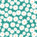 Japanese Round Floral Fabric - Atoll - ineedfabric.com