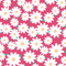 Japanese Round Floral Fabric - Pink Carmine - ineedfabric.com