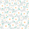 Japanese Round Floral Fabric - Platinum - ineedfabric.com