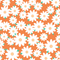 Japanese Round Floral Fabric - Soft Orange - ineedfabric.com