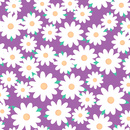 Japanese Round Floral Fabric - Soft Purple - ineedfabric.com