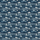 Japanese Wilderness Blue Fabric - ineedfabric.com