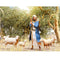 Jesus and His Flock Fabric Panel - ineedfabric.com
