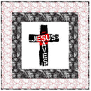 Jesus Saves Wall Hanging 42" x 42" - ineedfabric.com